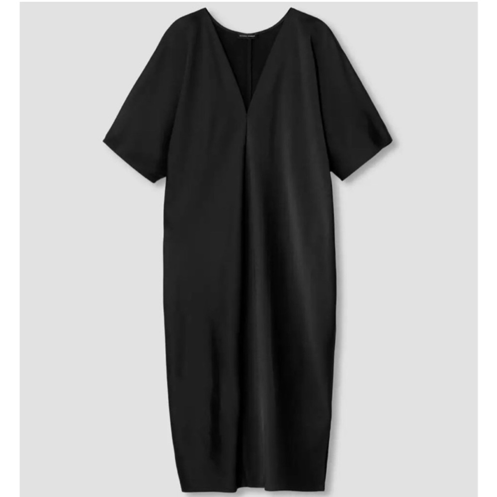 NWT Universal Standard Sonya V Neck Satin Dress
